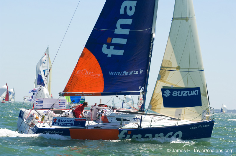 Nicolas Troussel, Financo, Prologue La Rochelle, Figaro 2008